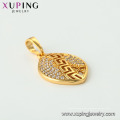 33686 xuping joyería de moda 24k chapado en oro colgante de estilo de lujo colgante